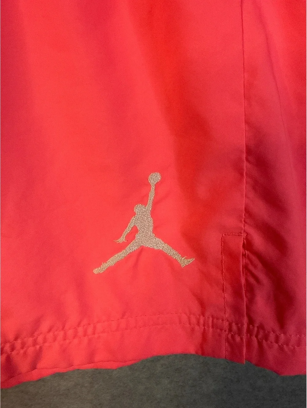 Vintage Air Jordan Jumpman Swim Trunk Shorts Men's XL Hot Pink Neon Mesh Lined